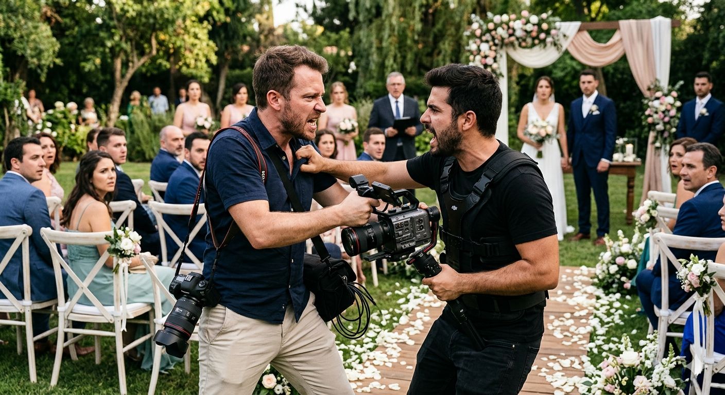 Fotógrafo y videógrafo de bodas: cuál necesitas
